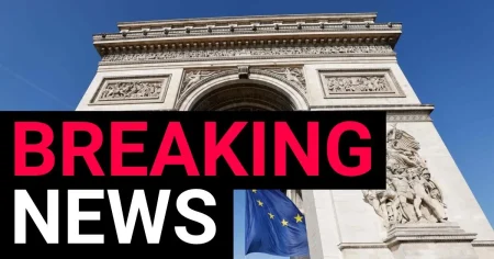 Man, 22, dies after falling from top of the Arc de Triomphe