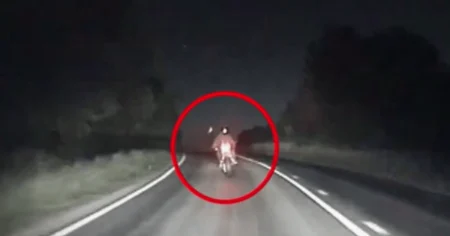 Motorcyclist filmed himself on GoPro goading police then speeding away at nearly 200mph