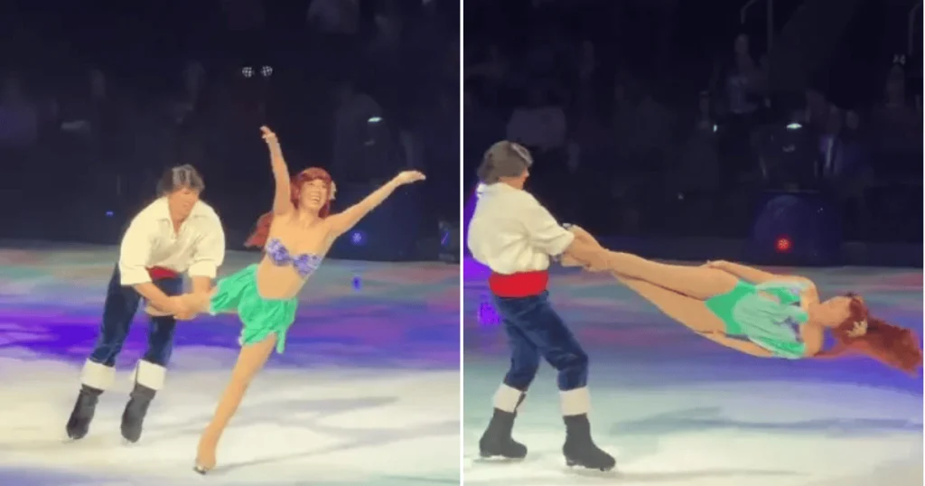 Ariel in horror accident as ‘headbanger’ move goes wrong during Disney On Ice