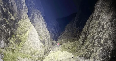 Mountain rescuers battle horrific storm conditions in search for lost man